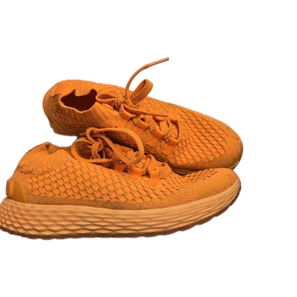 NOBULL Allday Knit Neon Orange Running Sneakers Workout Gym Mens 7.5 US Womens 9 - Picture 6 of 12